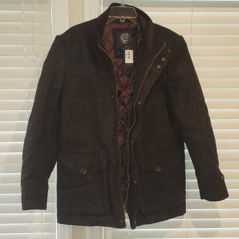 NWT Vince Camuto Shetland Wool Coat L